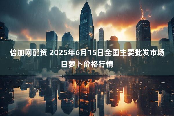 倍加网配资 2025年6月15日全国主要批发市场白萝卜价格行情